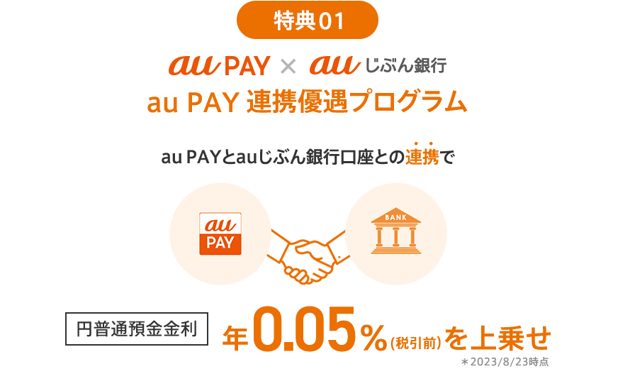 auじぶん銀行とau PAYの連携設定